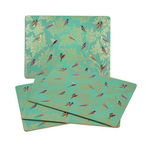 Sara Miller - Chelsea Collection - Extra Large Placemats - Set of 4 - Green