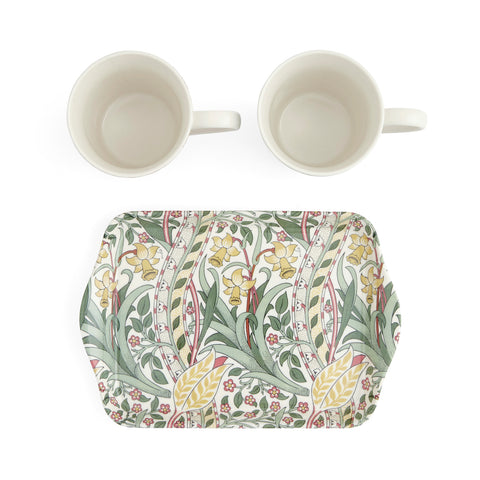 Morris & Co - Mini Mugs & Tray Set