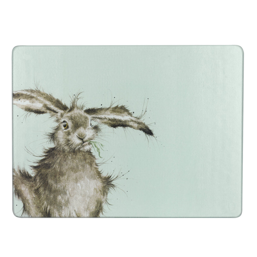 Wrendale Glass Worktop Saver - Hare