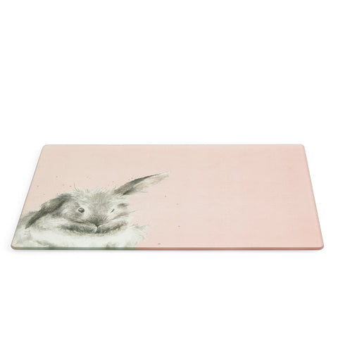Wrendale - Glass Worktop Saver - Bathtime Bunny - Rabbit