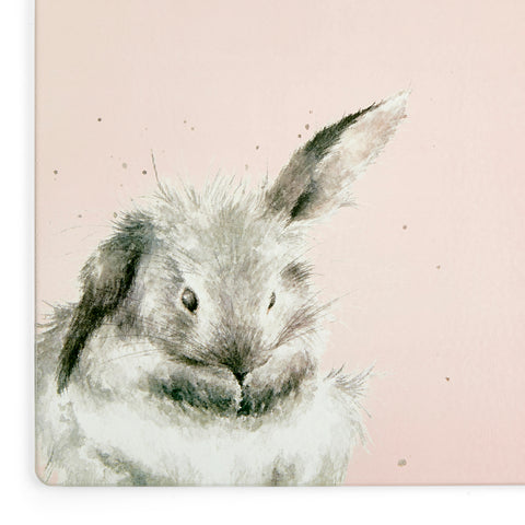 Wrendale - Glass Worktop Saver - Bathtime Bunny - Rabbit