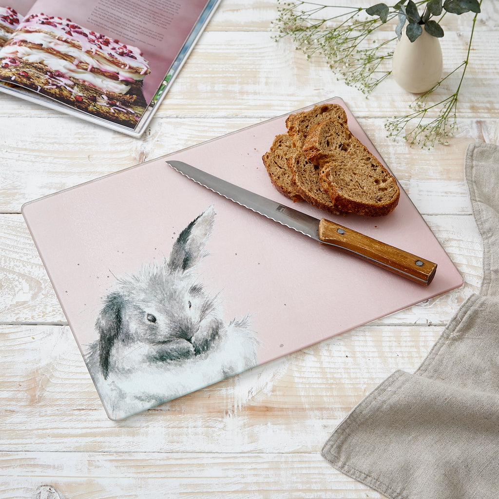 Wrendale Rabbit Pad Wrendale - Glass Worktop Saver - Bathtime Bunny - Rabbit – HOUSE OF ...
