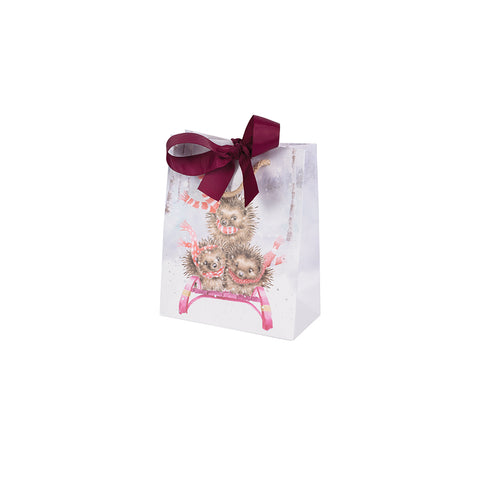 Wrendale - Christmas - Gift Bag - Small - Hedgehogs