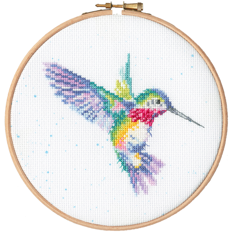 Bothy Threads - Wrendale - Cross Stitch Kit - Humming Along - Hummingbird