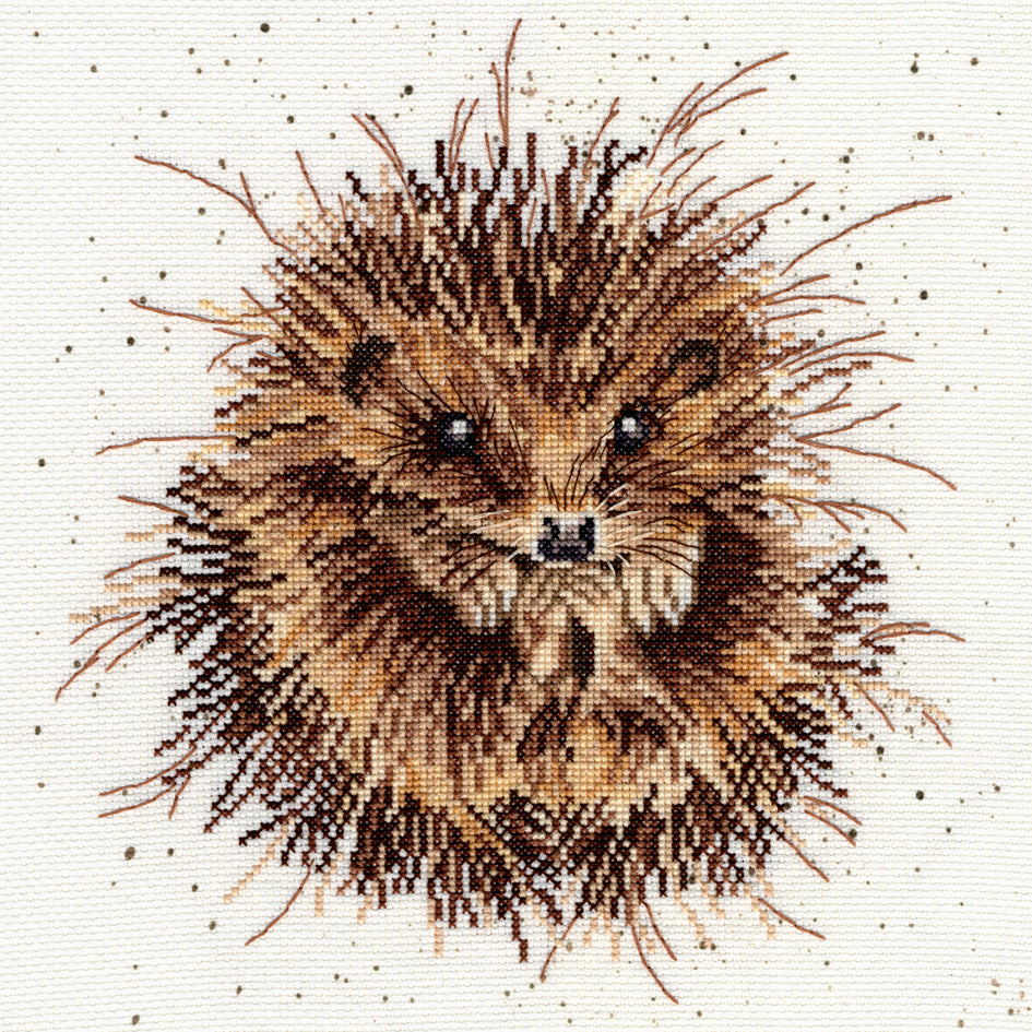 Bothy Threads - Wrendale - Cross Stitch Kit - Awakening - Hedgehog