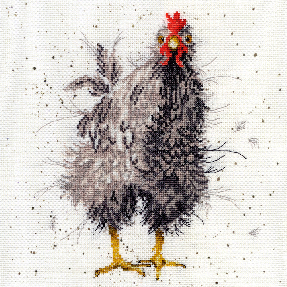 Bothy Threads - Wrendale - Cross Stitch Kit - Curious Hen - Chicken
