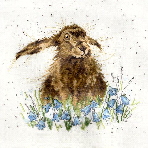 Bothy Threads - Wrendale - Cross Stitch Kit - Bright Eyes - Hare