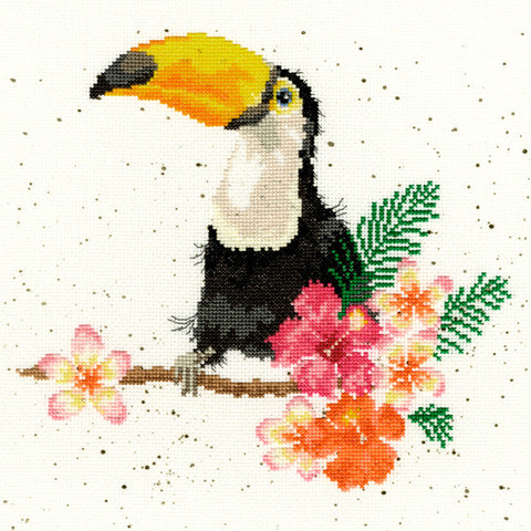 Bothy Threads - Wrendale - Cross Stitch Kit - Toucan of my Affection - Toucan Bird