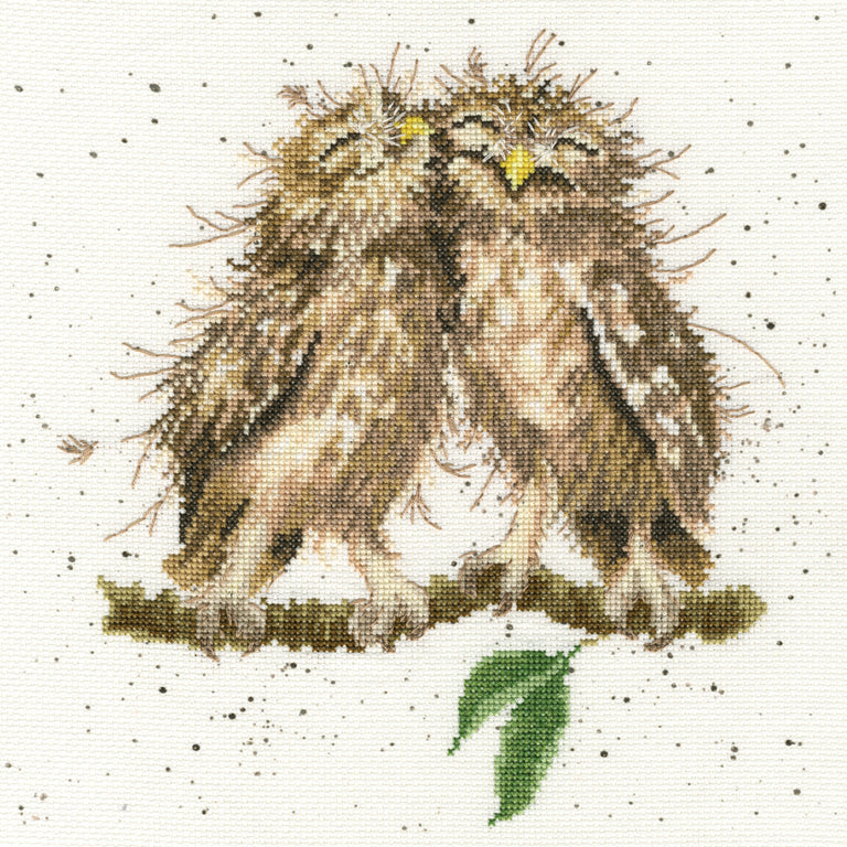 Bothy Threads - Wrendale - Cross Stitch Kit - Birds of a Feather - Owls