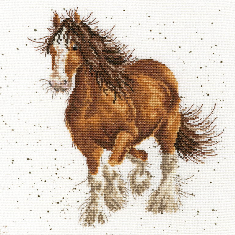 Bothy Threads - Wrendale - Cross Stitch Kit - Feathers - Horse