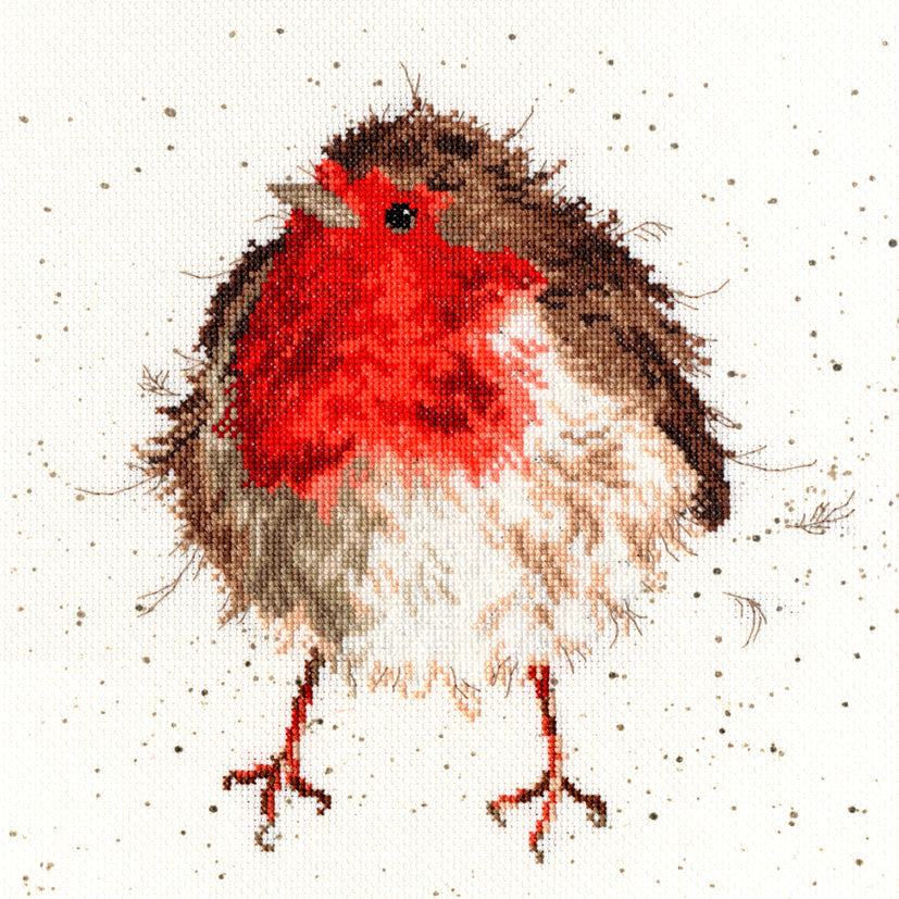 Bothy Threads - Wrendale - Cross Stitch Kit - Jolly Robin - Robin