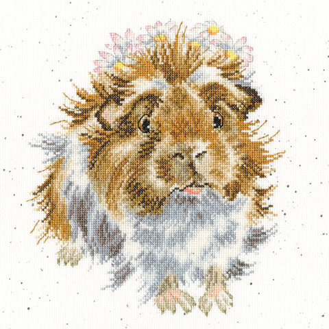 Bothy Threads - Wrendale - Cross Stitch Kit - Grinny Pig - Guinea Pig
