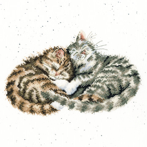 Bothy Threads - Wrendale - Cross Stitch Kit - Sweet Dreams - Two Cats