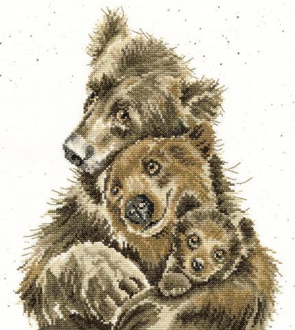 Bothy Threads - Wrendale - Cross Stitch Kit - Bear Hugs - Bears