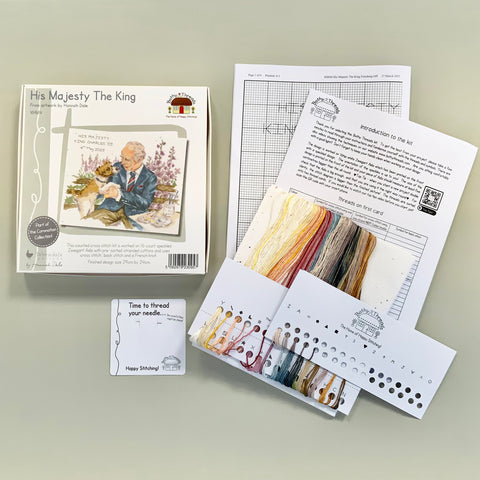 Bothy Threads - Wrendale - Cross Stitch Kit - His Majesty The King