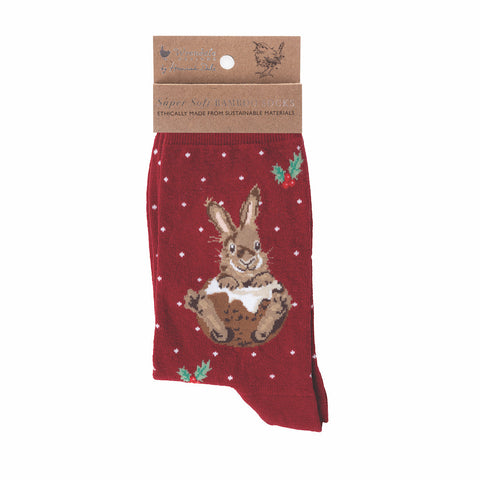 Wrendale - Christmas - Bamboo Socks - Ladies One Size 4-7