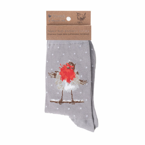 Wrendale - Christmas - Bamboo Socks - Ladies One Size 4-7
