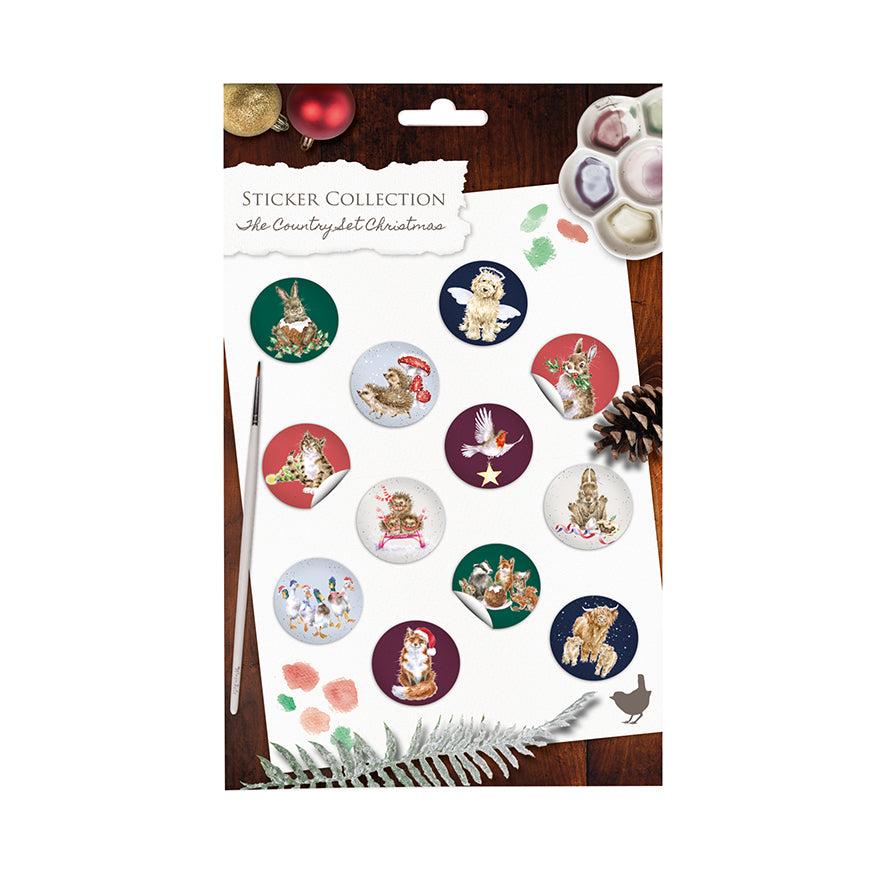 Wrendale - Christmas - Craft Collection -Sticker Set