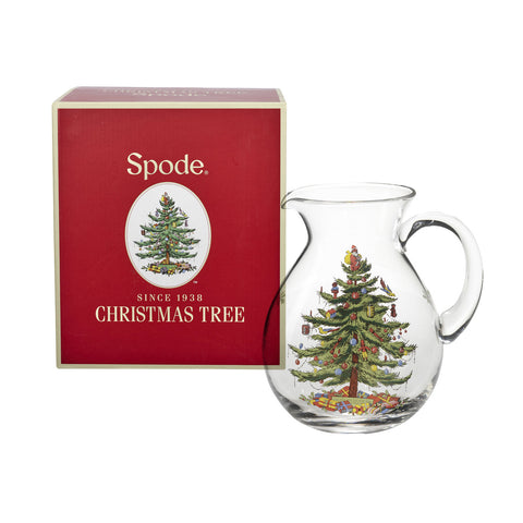 Spode Christmas Tree - Glass Pitcher / Jug