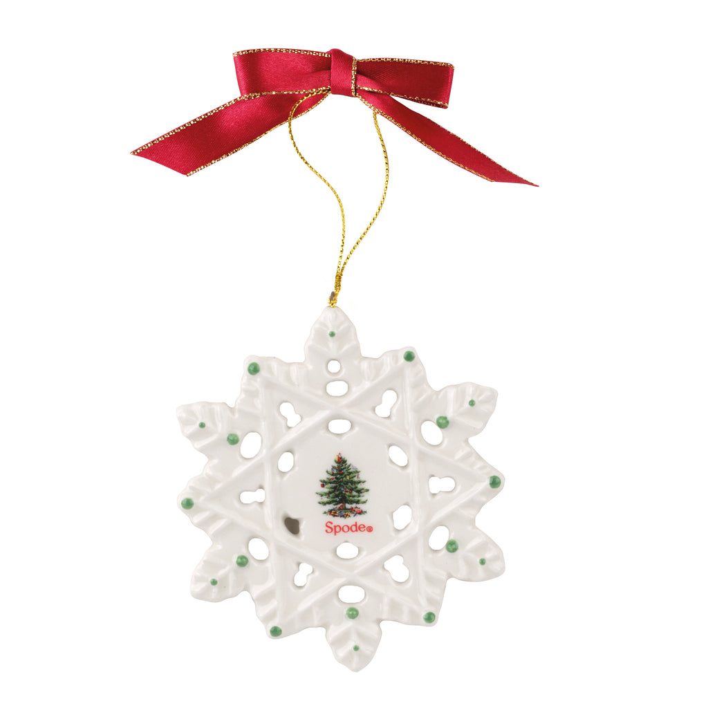 Spode Christmas Tree - Snowflake Decoration