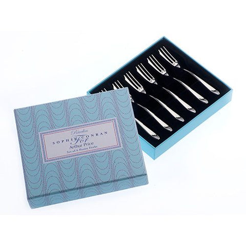 Arthur Price Sophie Conran Rivelin 6 Pastry Forks Set