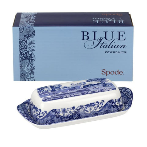 Spode - Blue Italian - Butter Dish