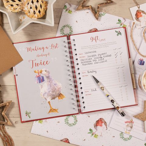 Wrendale - Christmas - Planner Book - All I Want for Christmas Hares