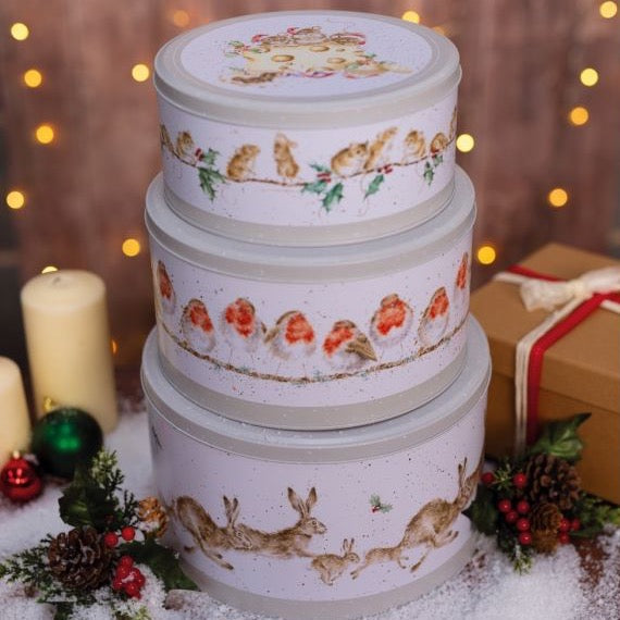 Wrendale - Christmas - Cake Tin Nest
