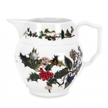 The Holly & the Ivy Staffordshire Jug  0.60 Litre / 1 Pint
