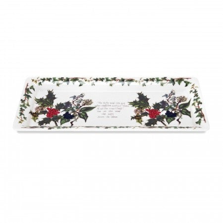 Portmeirion - The Holly & the Ivy  - Ceramic Sandwich Tray