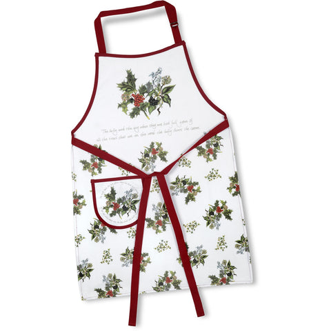 The Holly & the Ivy Cotton Apron
