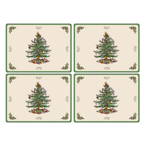 Spode Christmas Tree - Extra Large Placemats - Box Set of 4